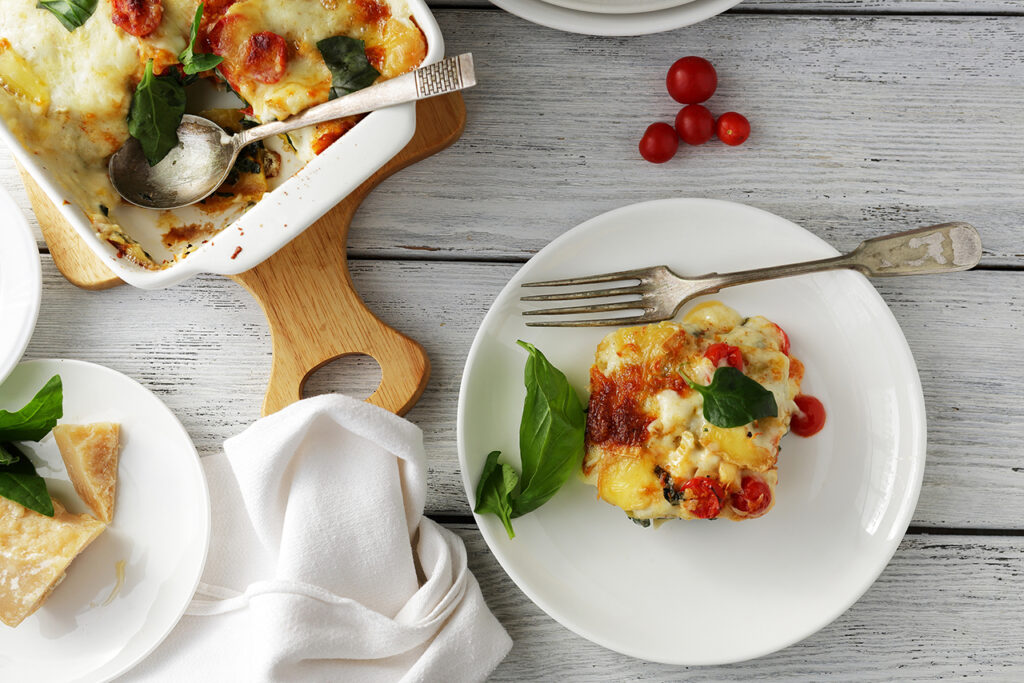 Pasta al forno vegetariana